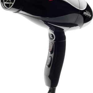 GAMMAPIU’ Asciugacapelli Professionale Relax Silent Ionic Nero