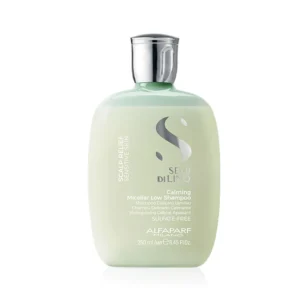 ALFAPARF Semi Di Lino Scalp Relief Calming Micellar Low Shampoo - Shampoo Delicato Lenitivo, Cedro, 250ml