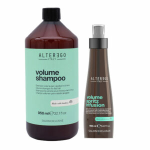 ALTEREGO Set Volume Capelli Fini Shampoo 950ml e Spray Volumizzante 150ml